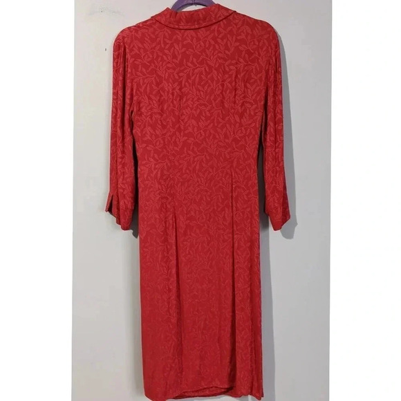 Cut.loose Olive Leaf Wrap Dress - Picture 6 of 8